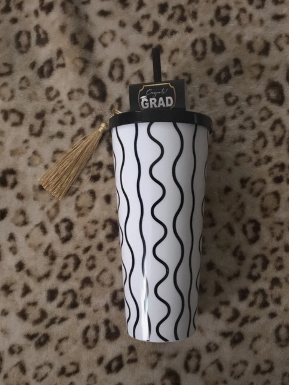 Tumbler with straw